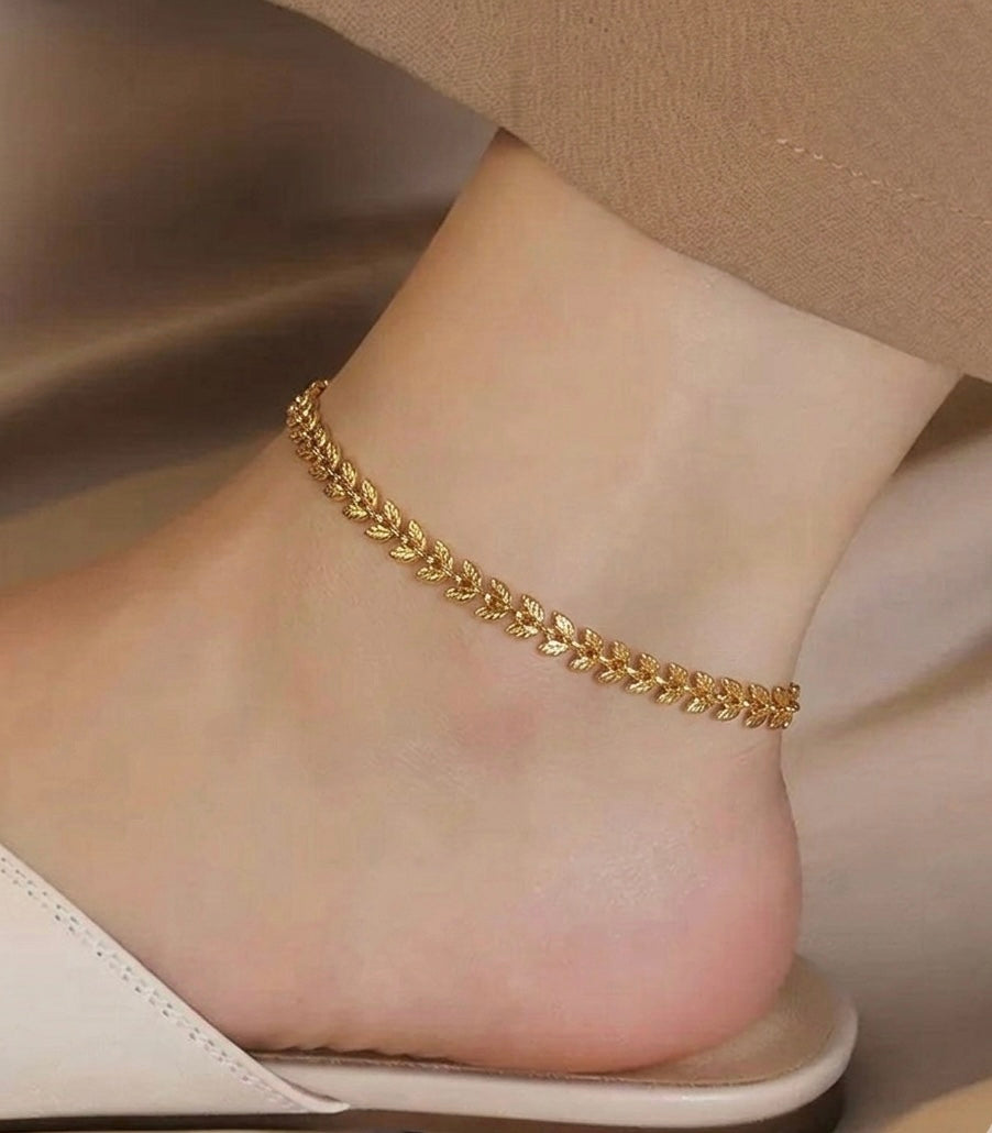 Leaves Anklet