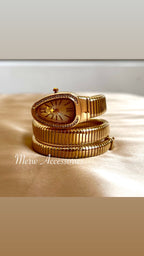 Gold Snake Watch