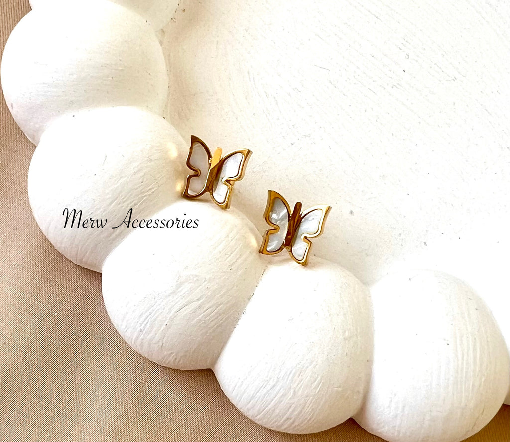 Shell Butterfly Earring