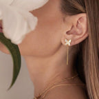 Butterfly Chain Earring