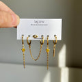 Yellow Stars Piercing Set
