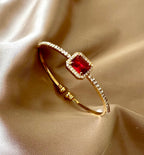 Red Stone Bangle