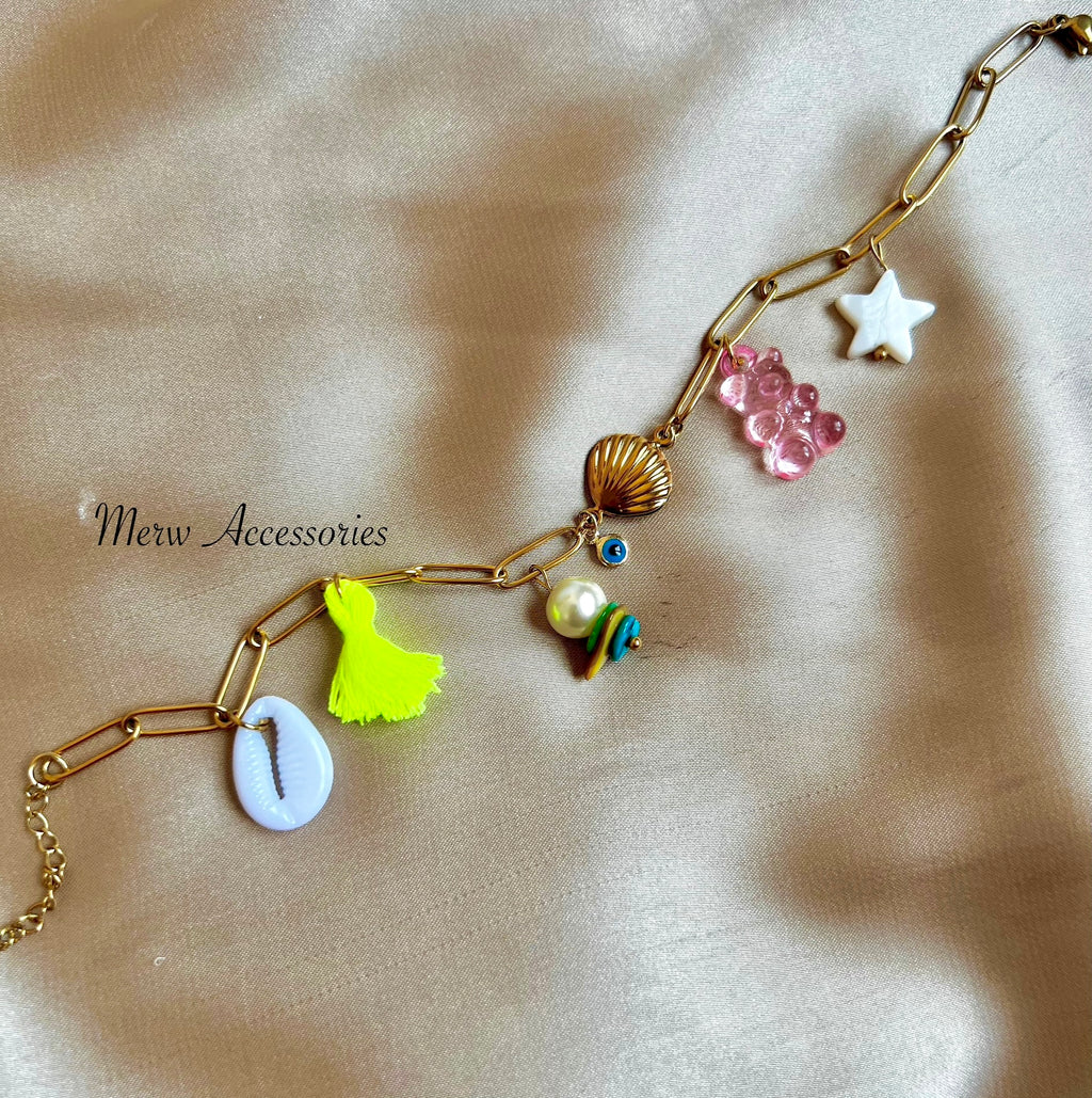 Gold Shell Anklet