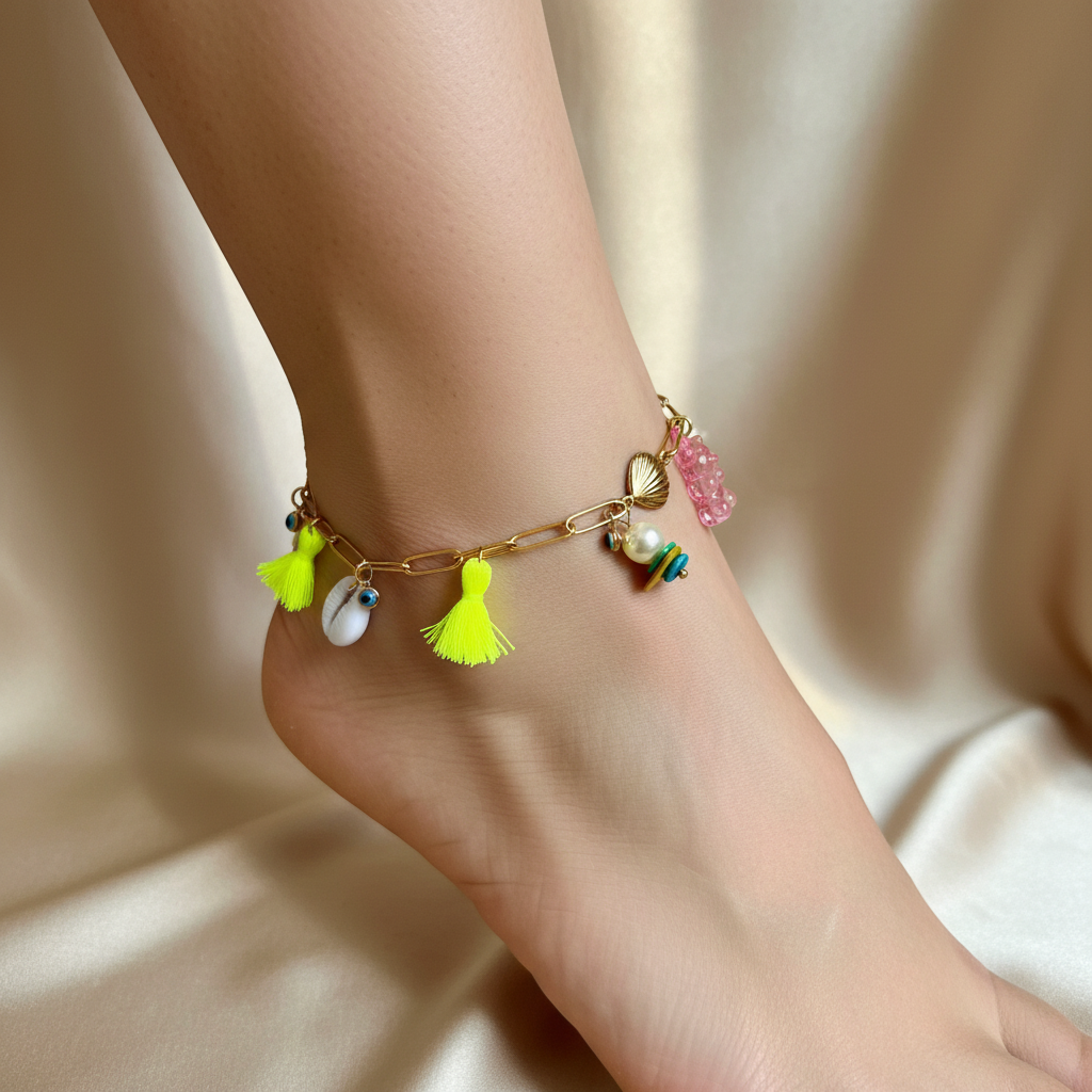 Gold Shell Anklet