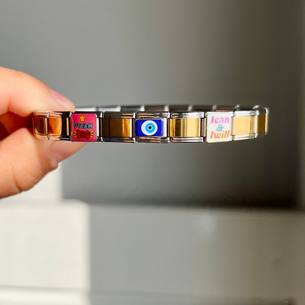 Gold & Silver Italian Bracelet