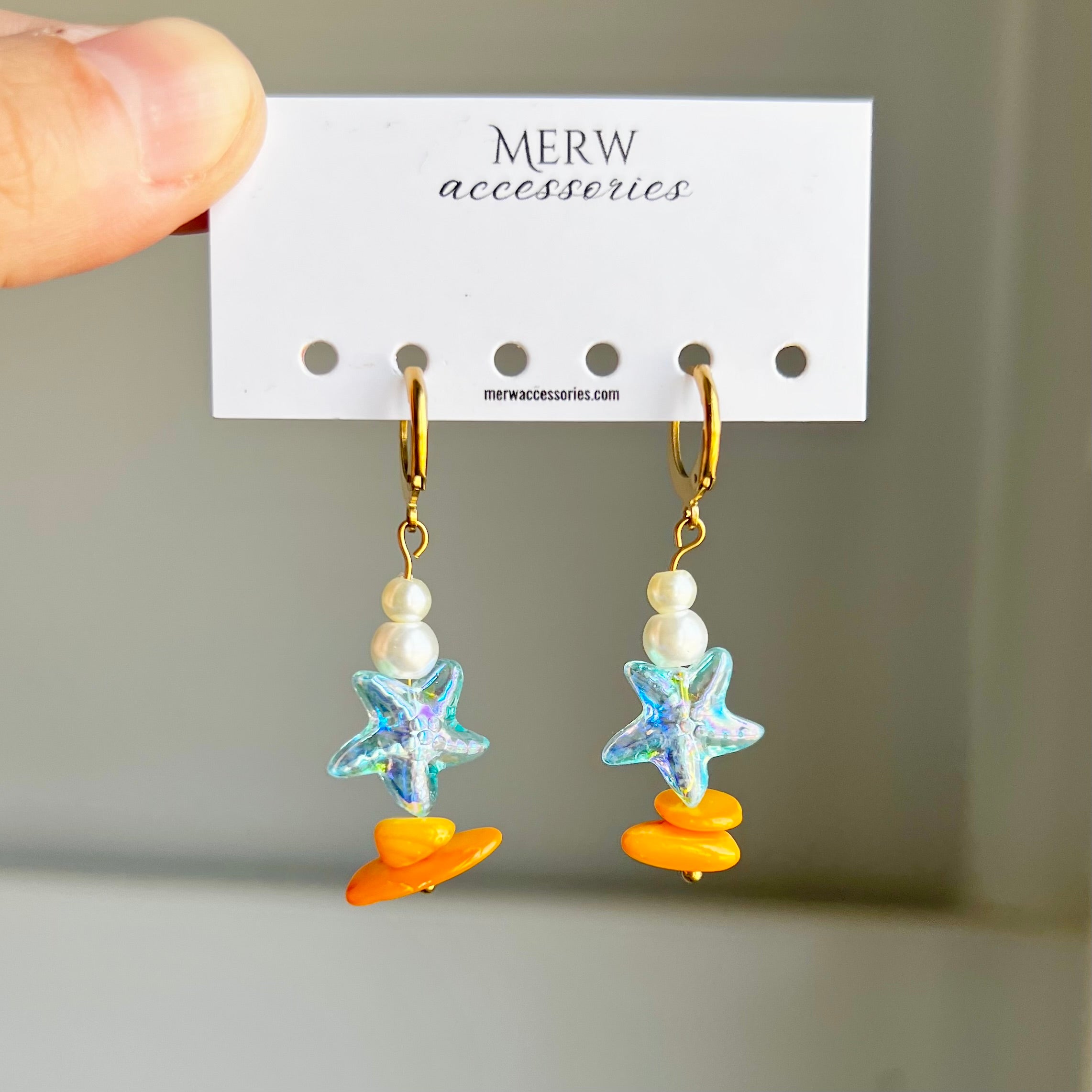 Shiny Star Stainless Earring