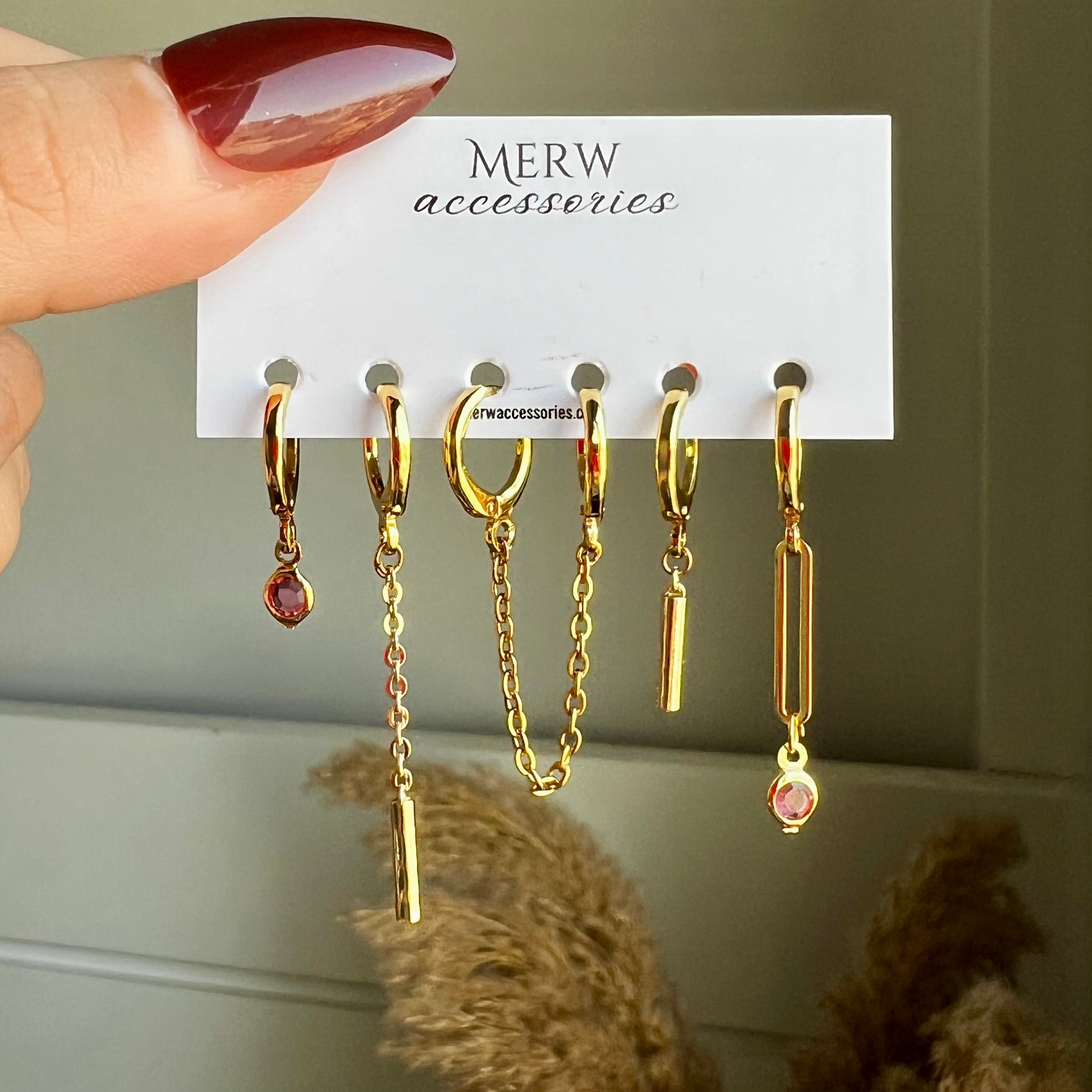 Double Pink Piercing Set