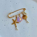 Rose Shell Pin