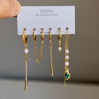 Pear Emerald Set