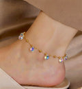 Crystal Bright Stainless Anklet