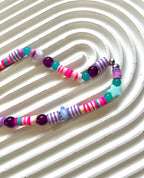 Mix pink short mobile chain