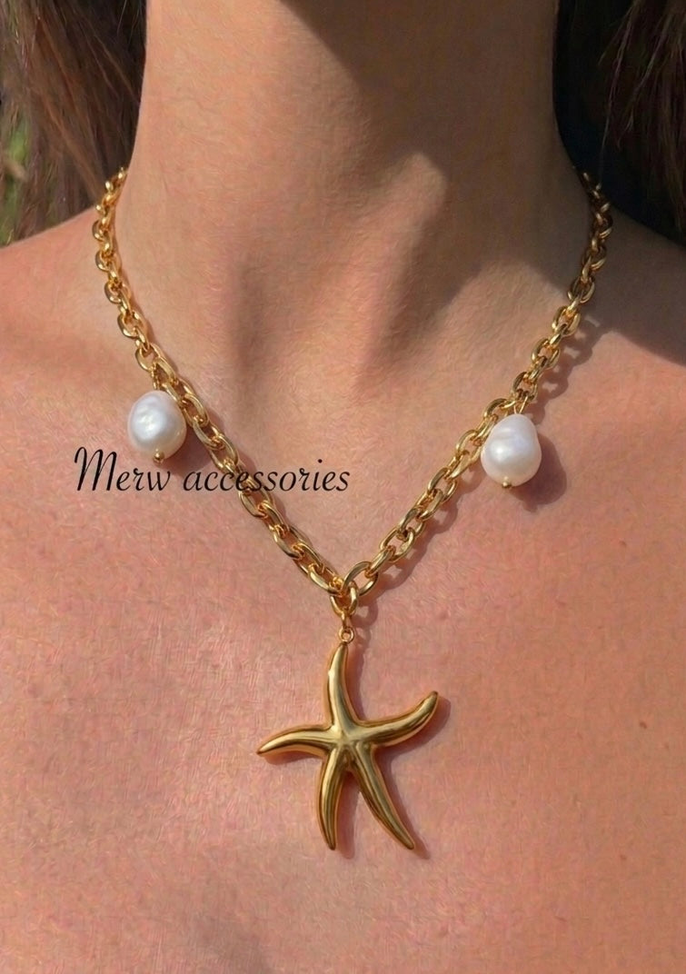 Starfish necklaces