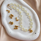 Shell Necklace with Letter