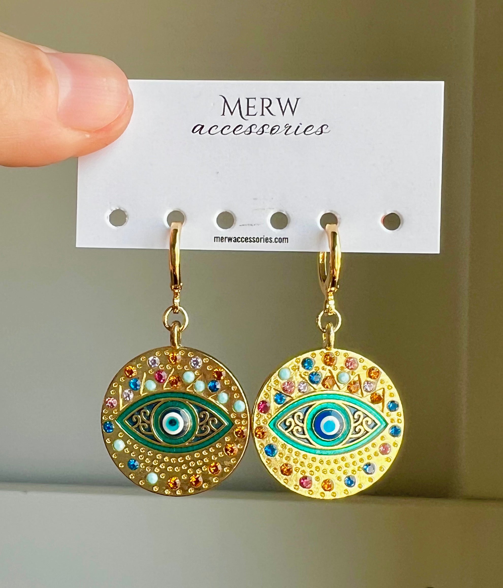 Colorful Eye Earring