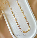 Paper clip necklace