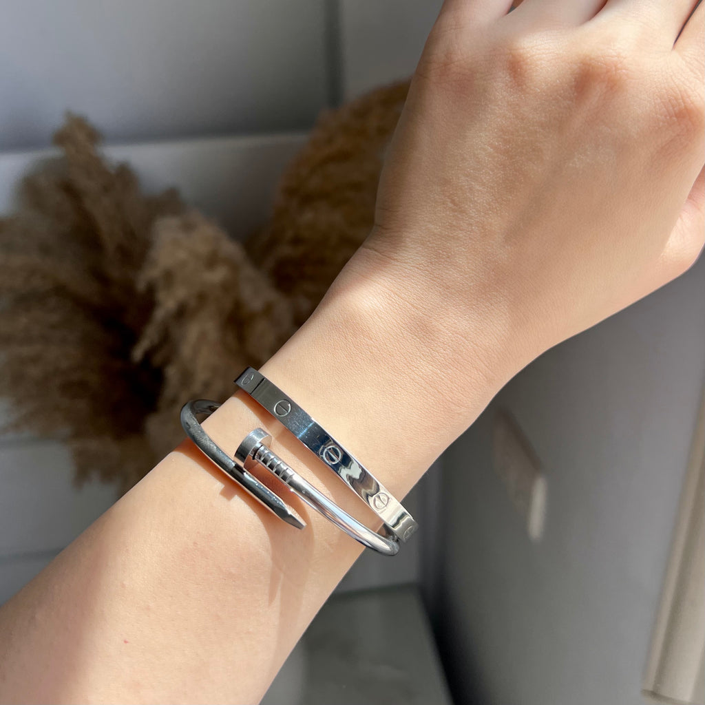 Silver Bangles