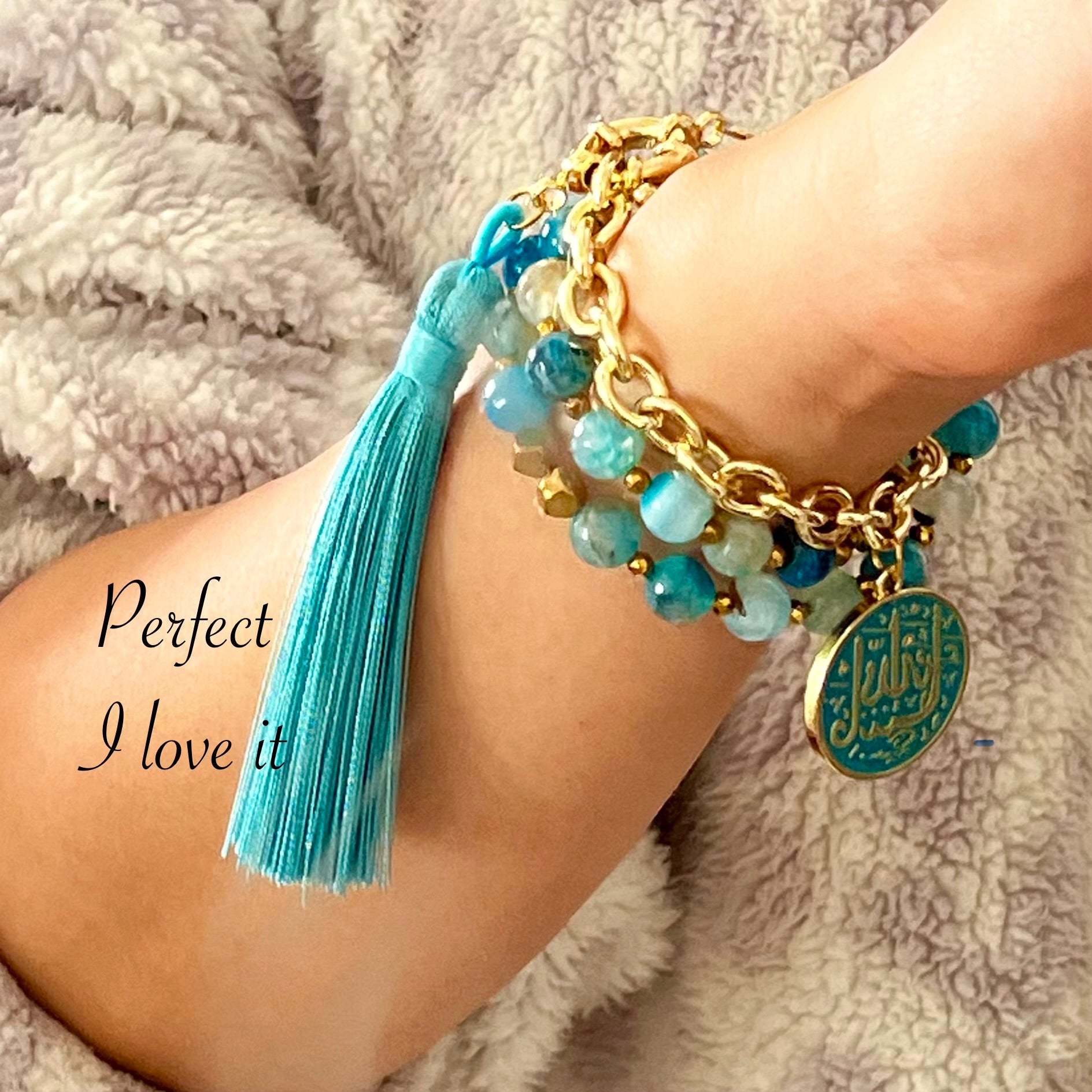 MSA Turquoise Sebha 33 Stones