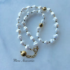 Pearl & Gold Sebha 33 Stones