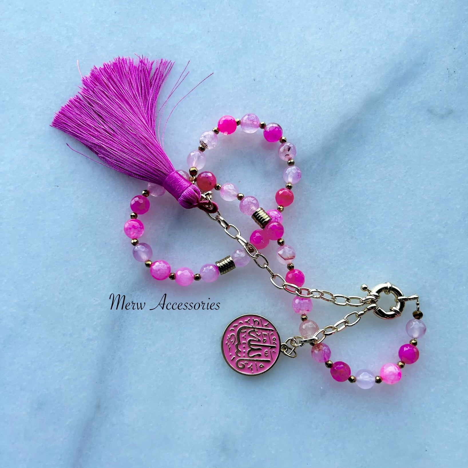 MSA Pink Sebha 33 Stones