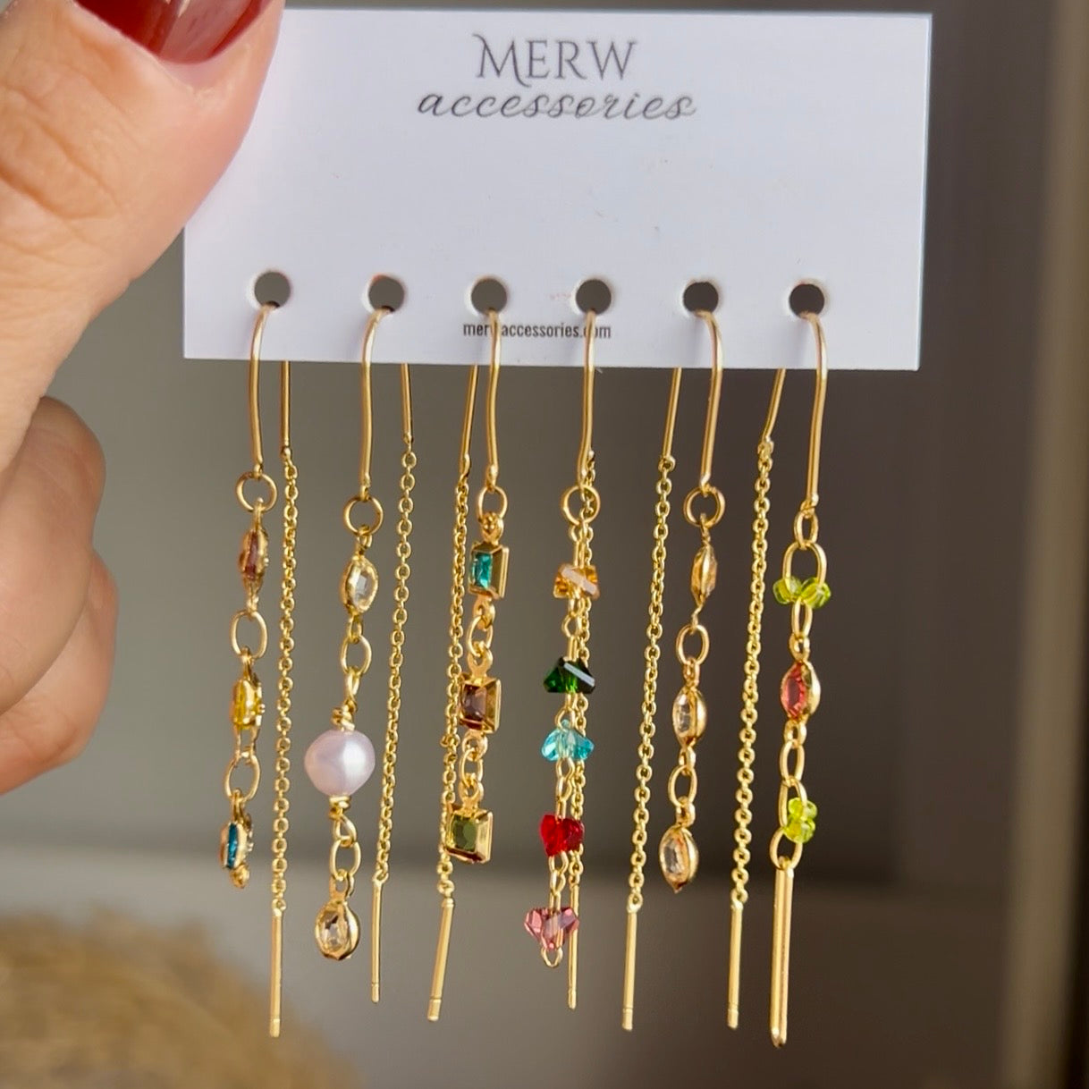 Individual colorful piercing