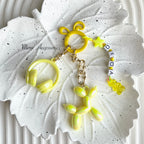 Yellow Bag Chain with Letters