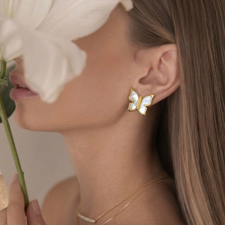Shell Butterfly Earring