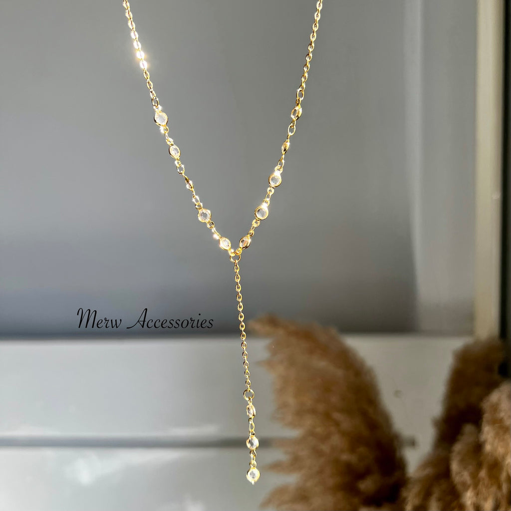 Crystal Drop Necklace