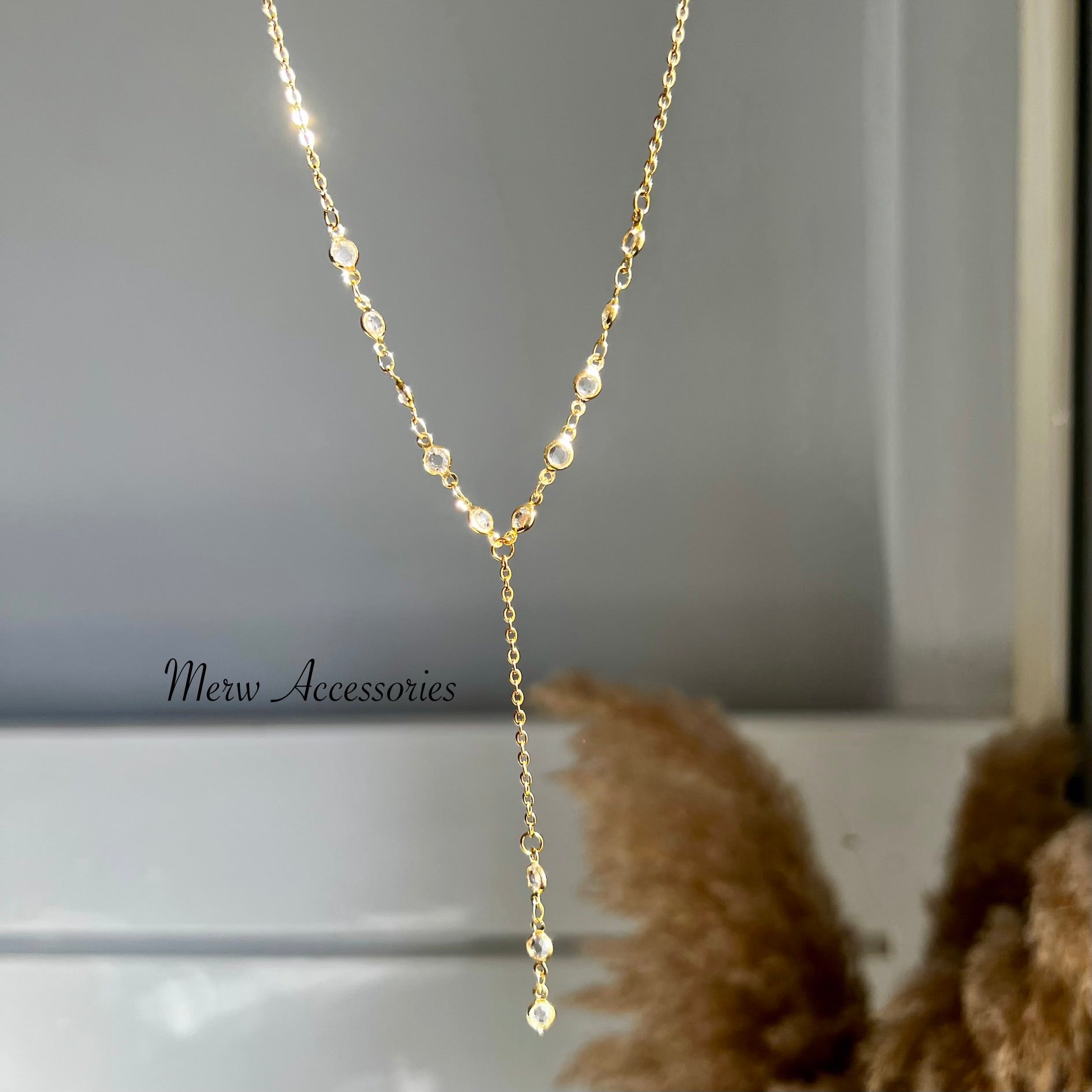 Crystal Drop Necklace