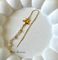 Orange Star double chain piercing