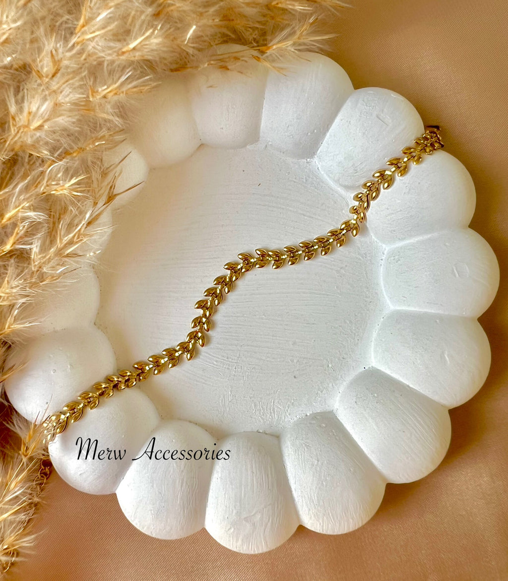 Leaves Anklet