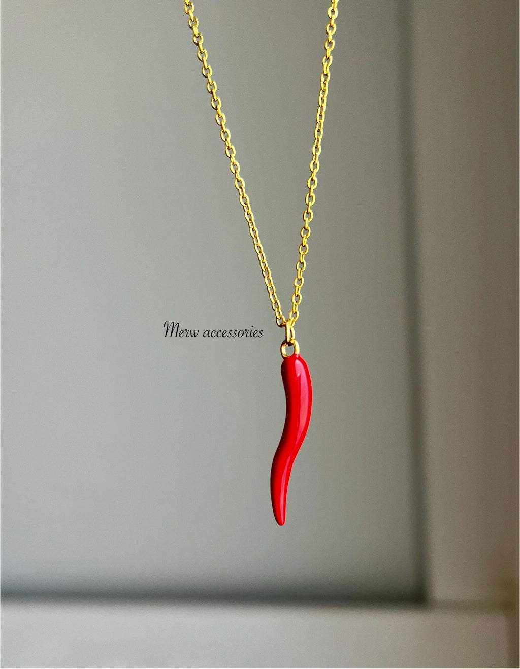 Red pepper necklace