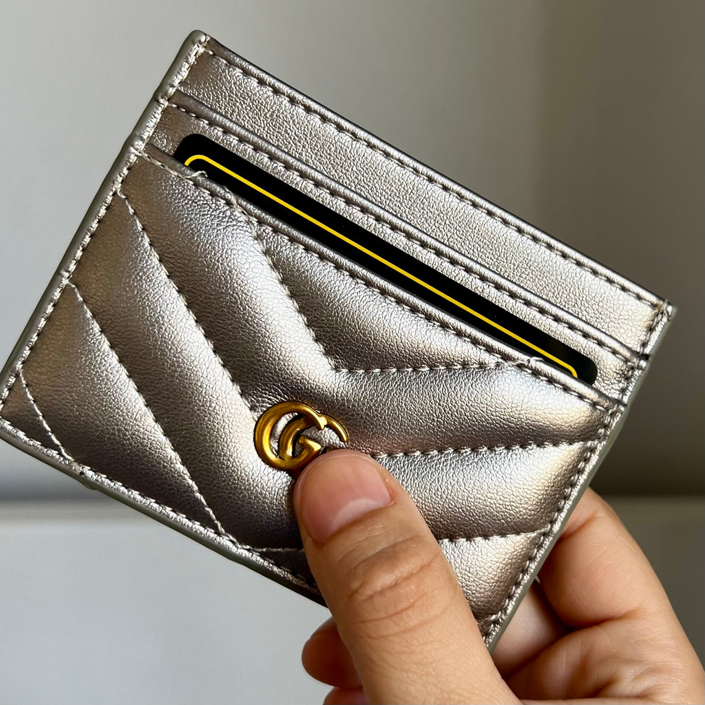 Mirror G Silver Cardholder