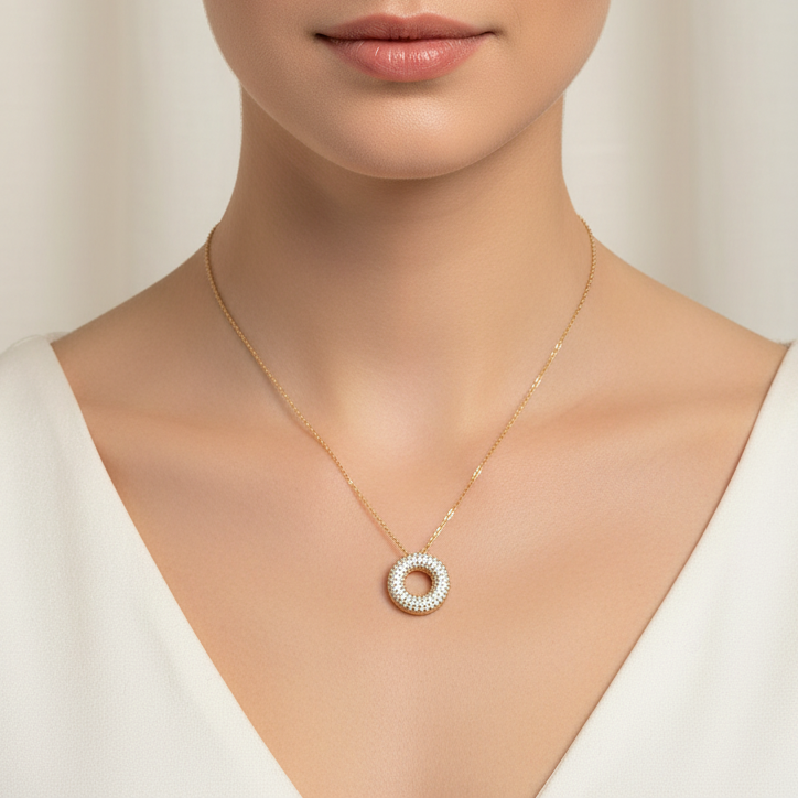 Crystal Letter Necklace