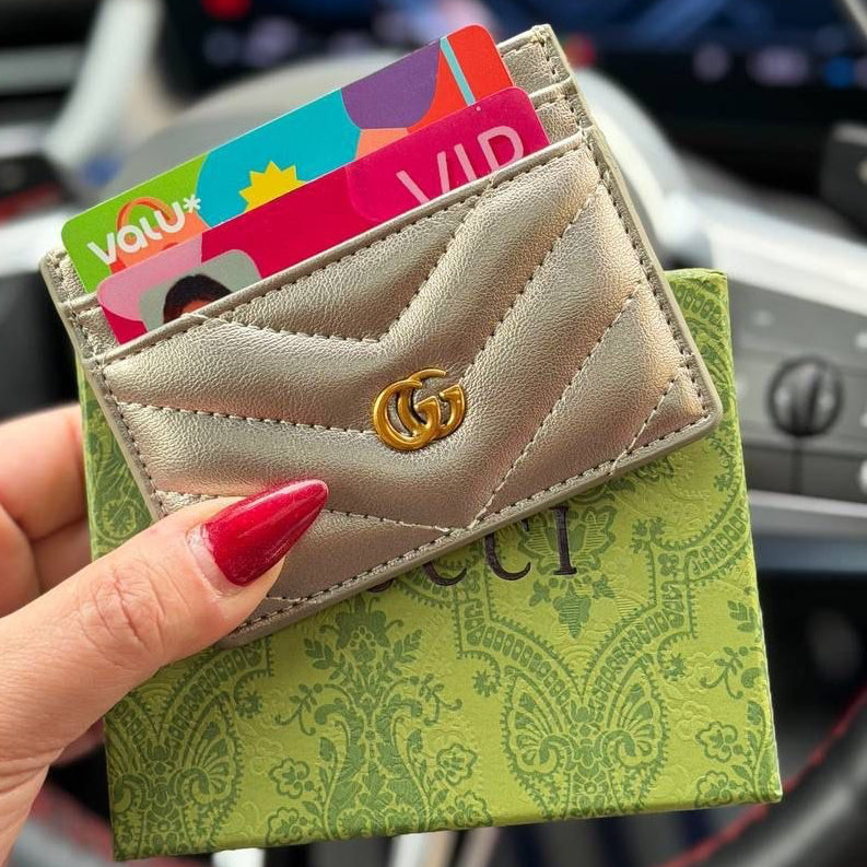 Mirror G Silver Cardholder