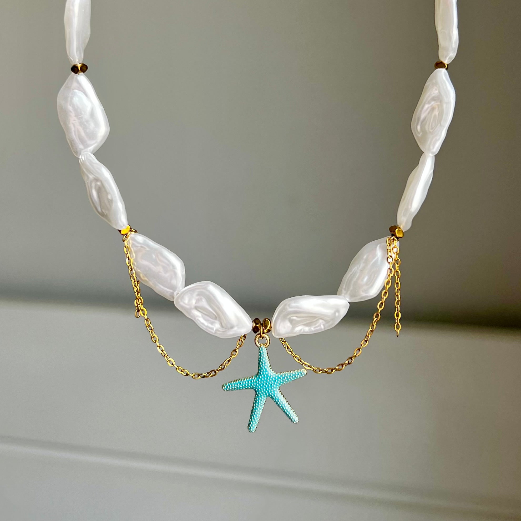 Aqua Necklaces Set