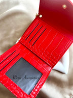 Red Wallet Gold Heart