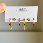 Eye Crystal Piercing Set