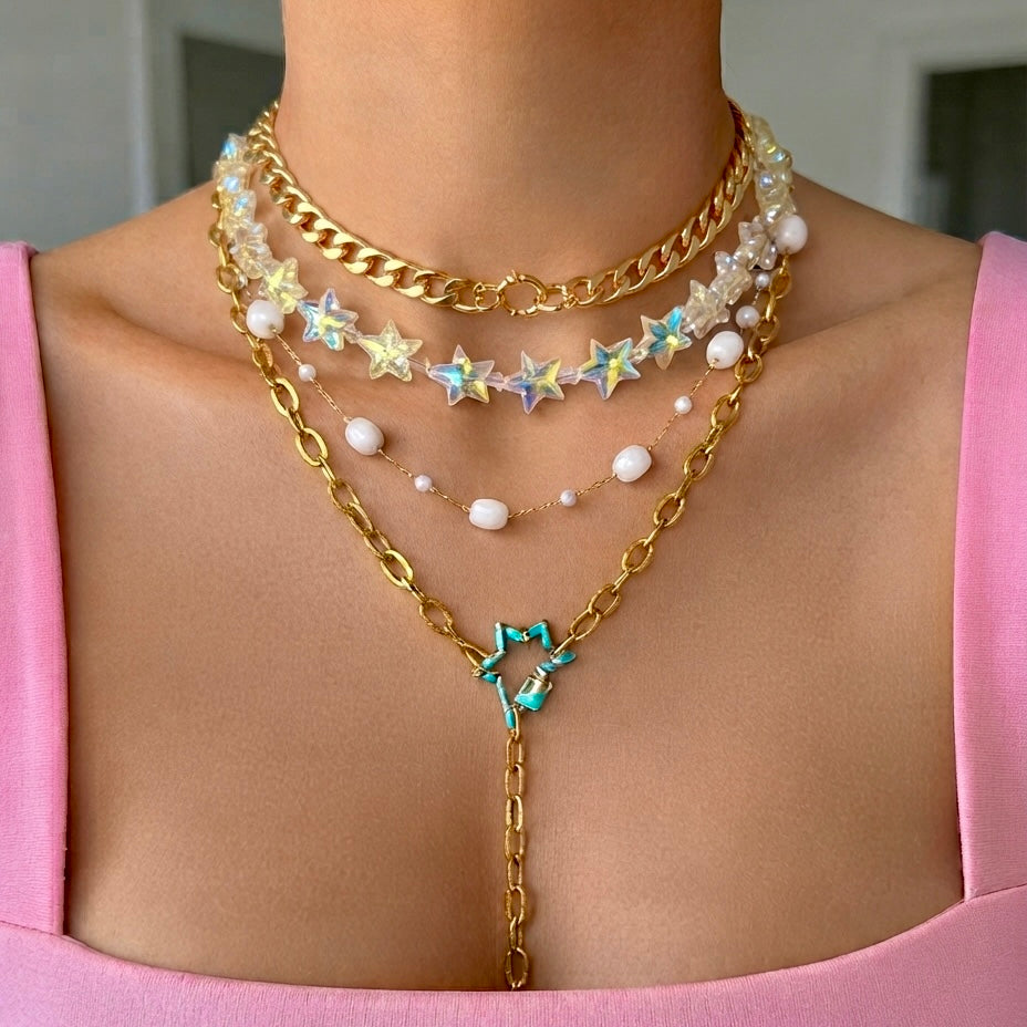 Shiny Aqua Stack