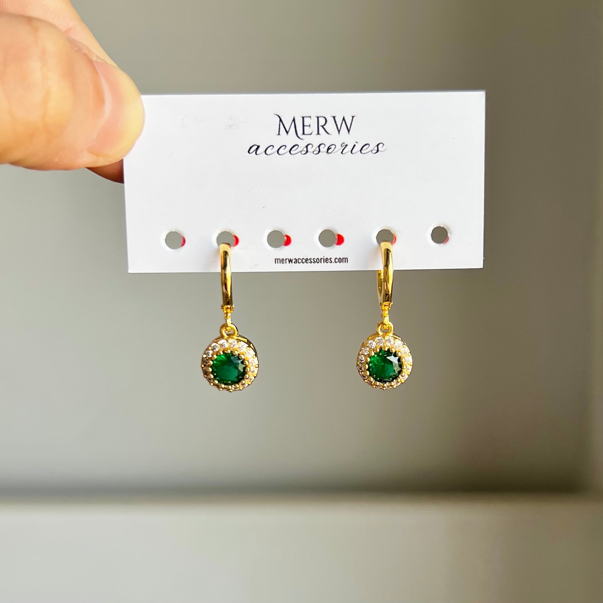 Emerald Earring