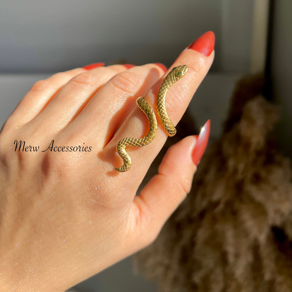 Long Snake Ring