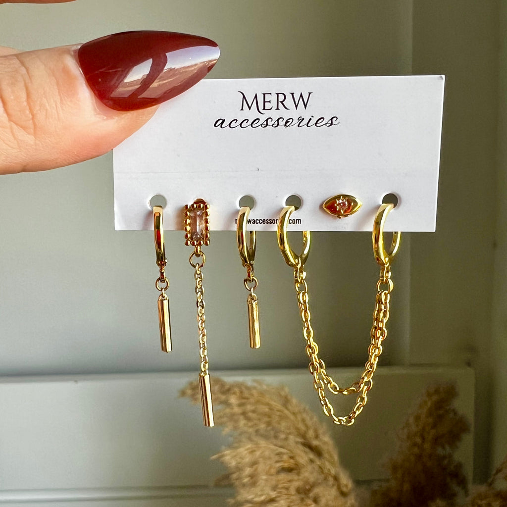 Crystal Eye Piercing Set