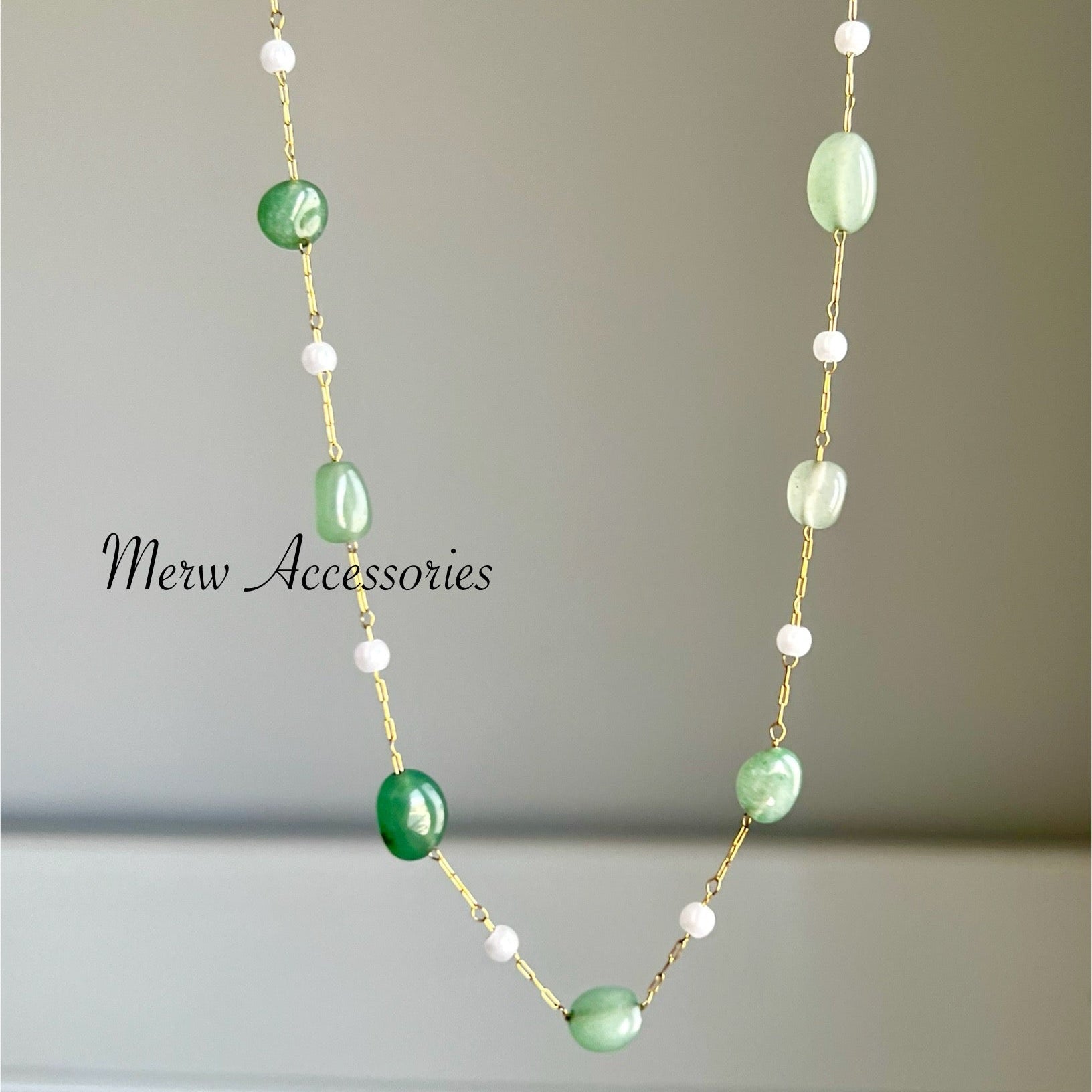Unique Emerald Stack Necklace