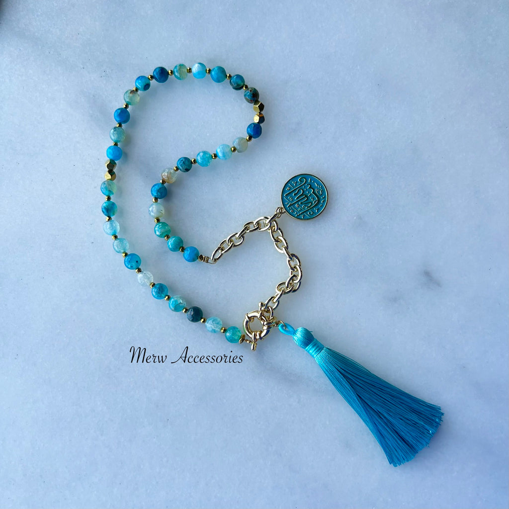 MSA Turquoise Sebha 33 Stones