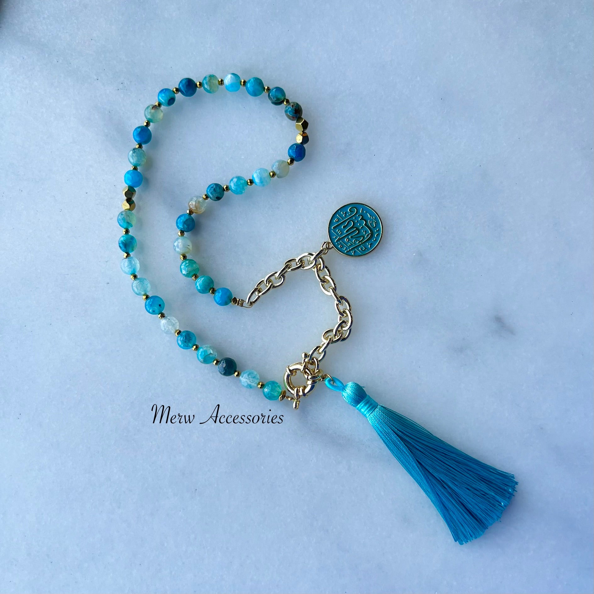 MSA Turquoise Sebha 33 Stones