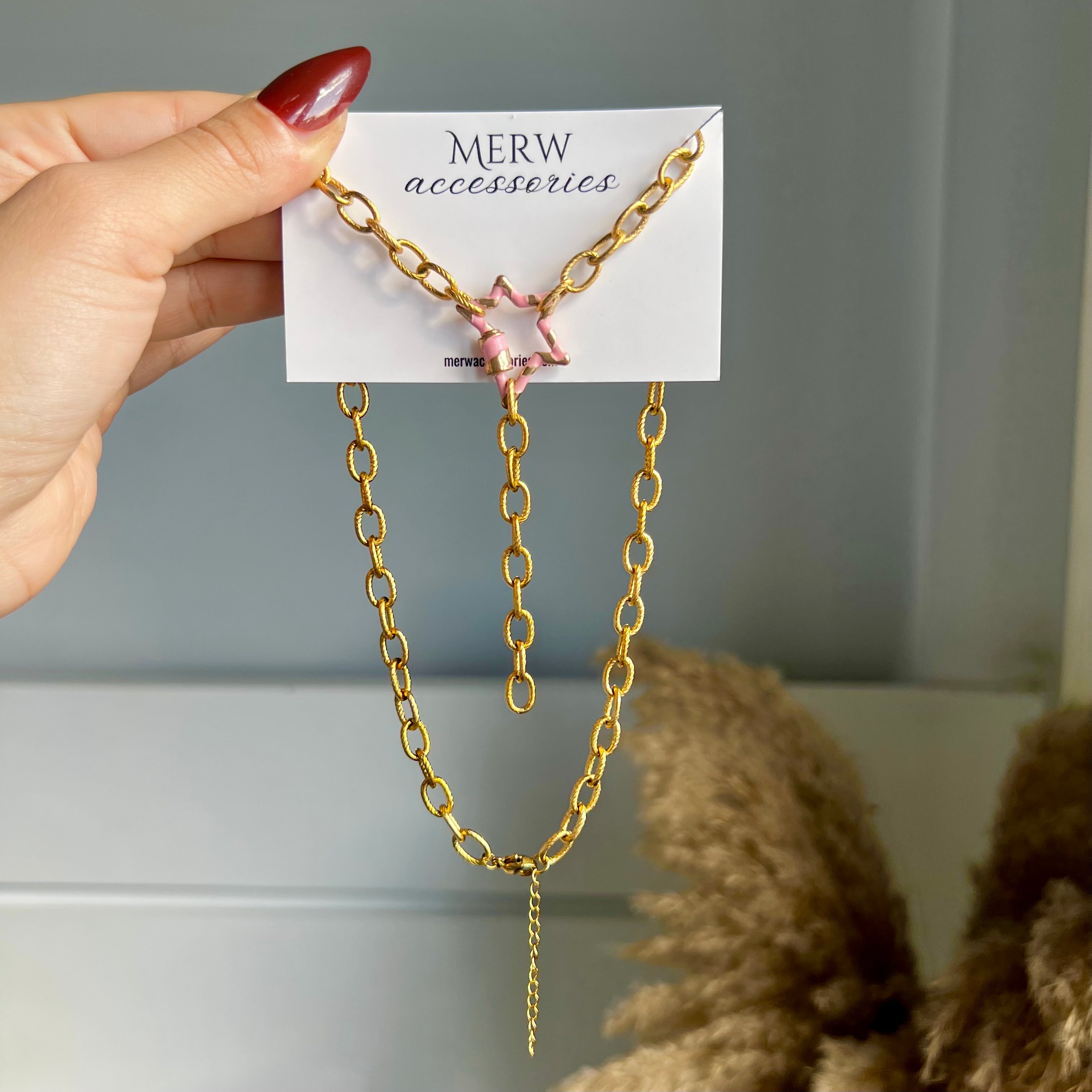 Colorful Star Drop Necklace