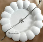 Silver star bracelet