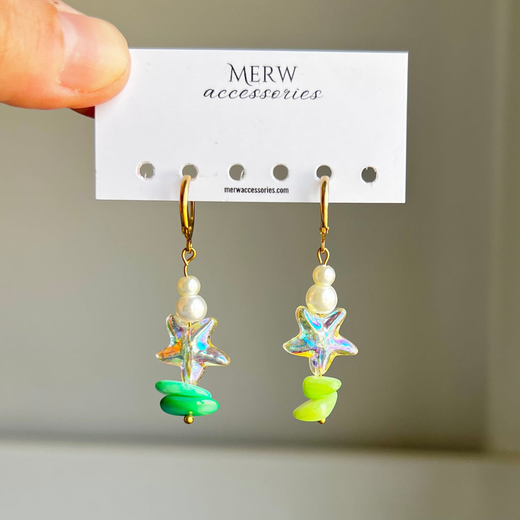 Shiny Star Stainless Earring