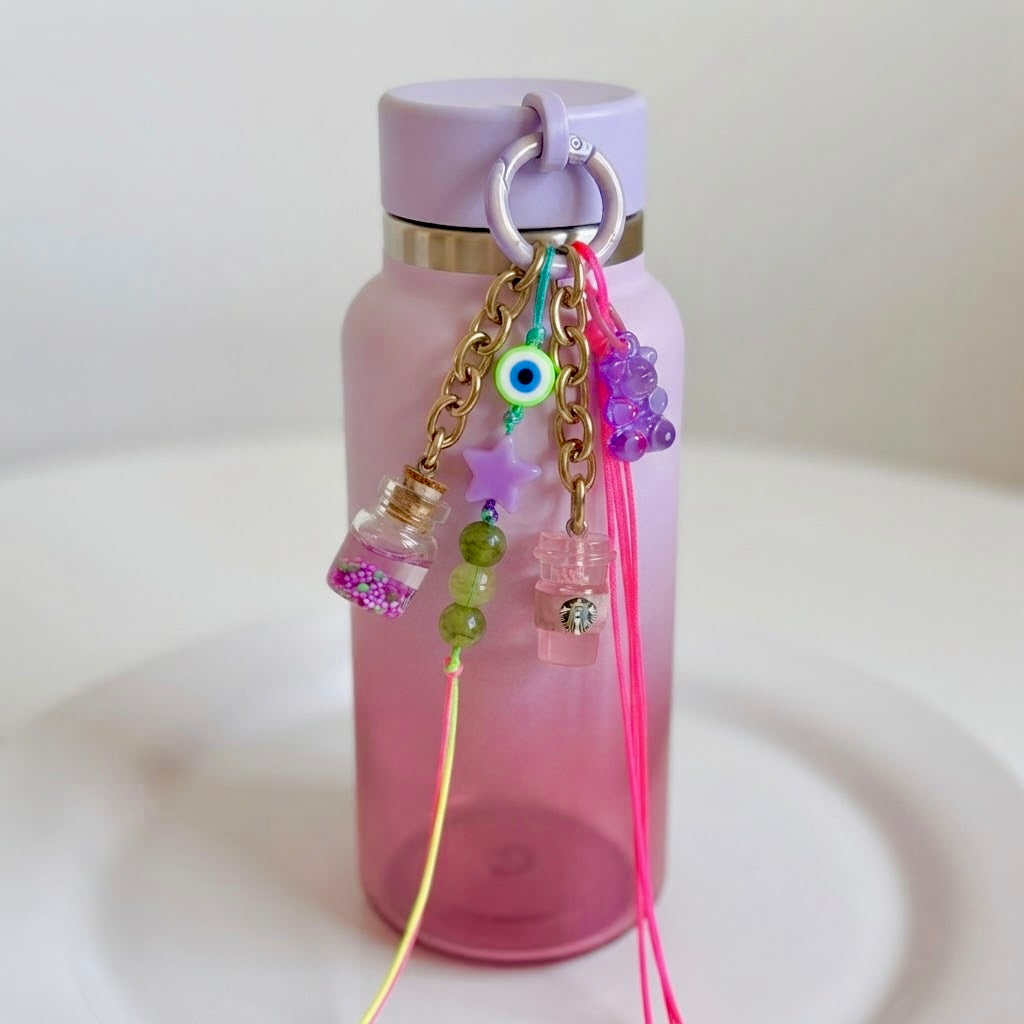 Rose Starbucks Bag Charm