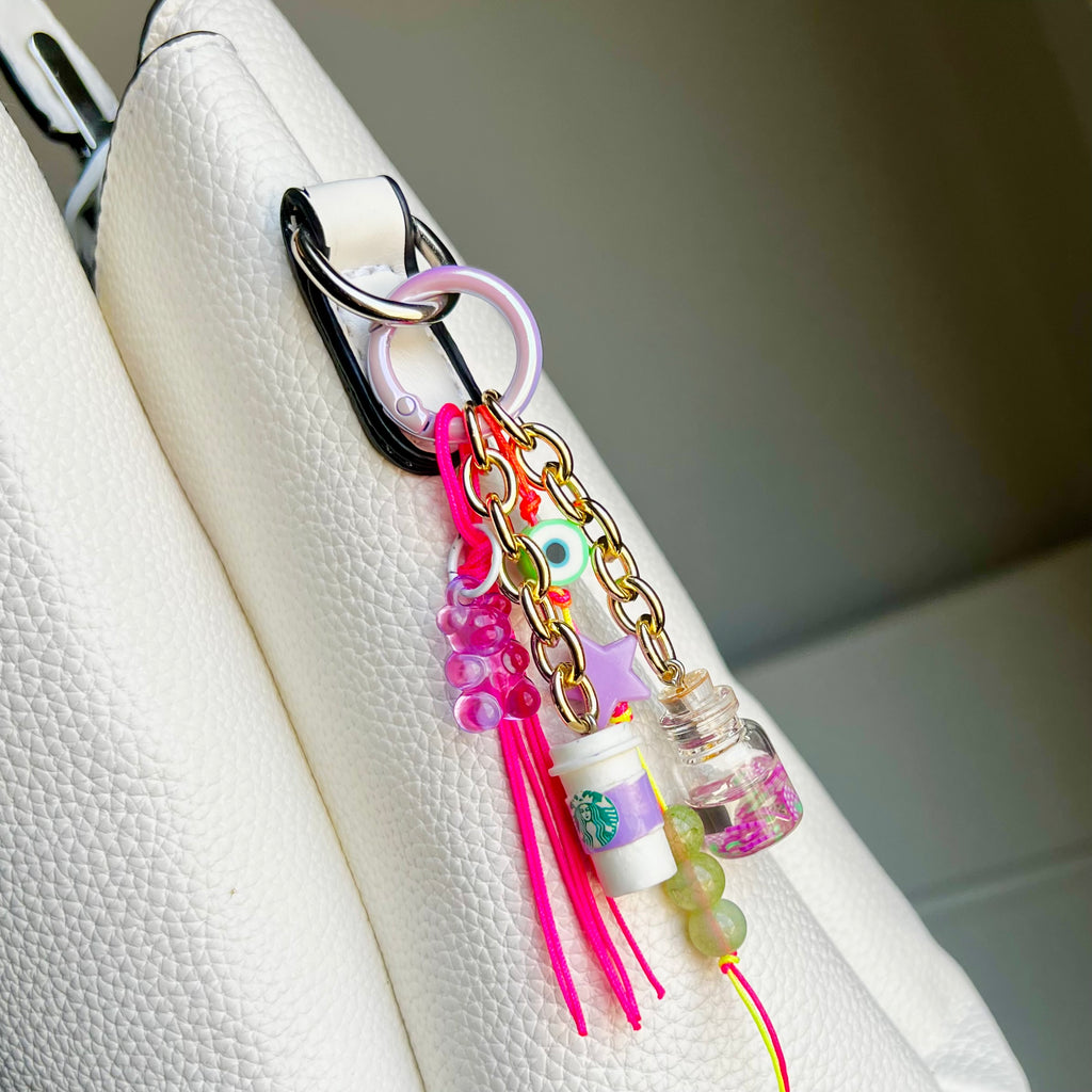 Lavender Starbucks Bag Charm
