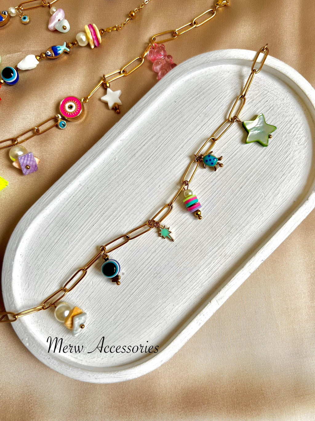 Blue Turtle Anklet